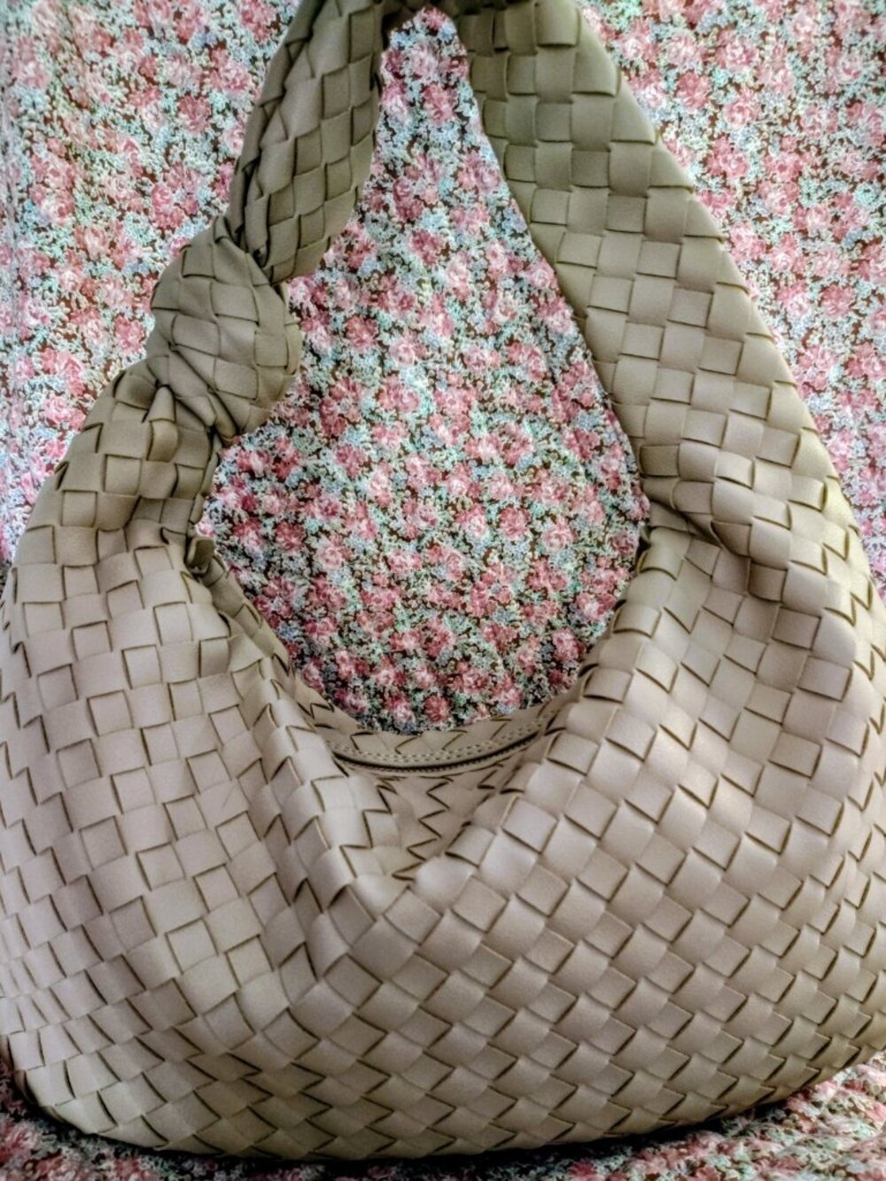 Urban Expressions Beige woven Hobo Shoulder bag NWOT